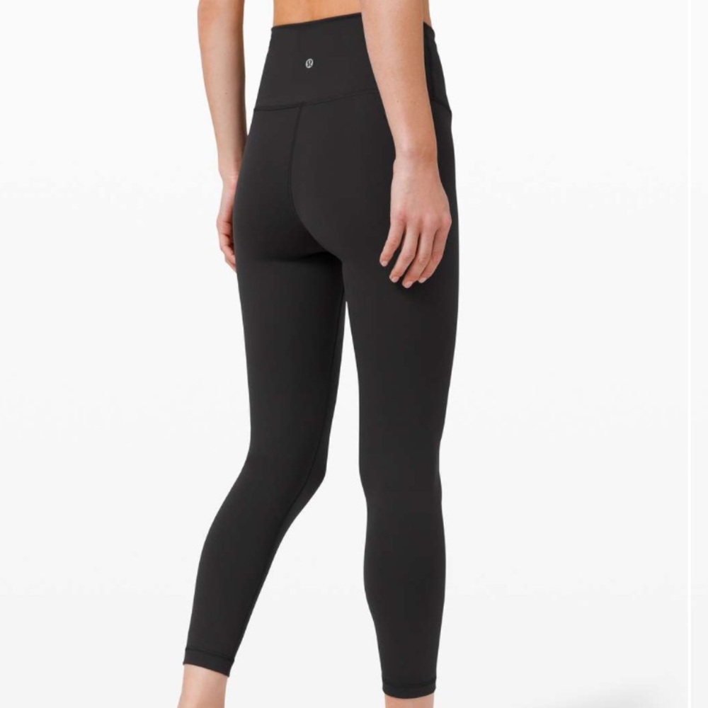 Lululemon Wunder Train High-Rise Tight 25" in Black, Size 8